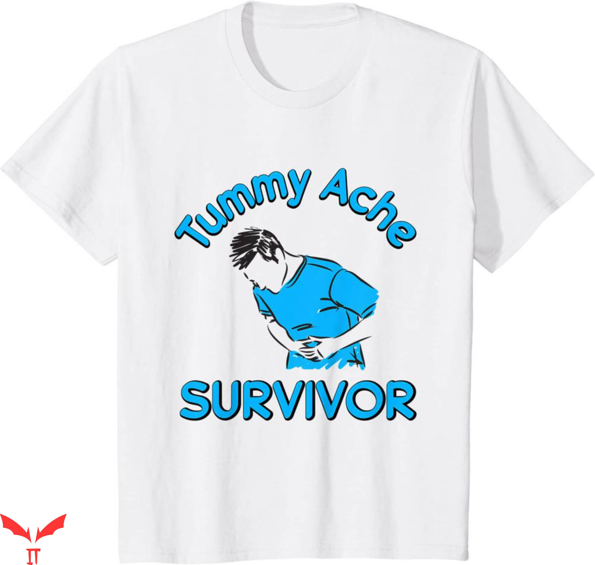 Survivor T-Shirt Vintage Tummy Ache Survivor Stomachache