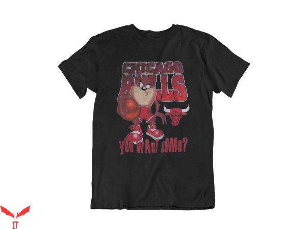 Tasmanian Devil T-Shirt Chicago Bulls You Want Me T-Shirt