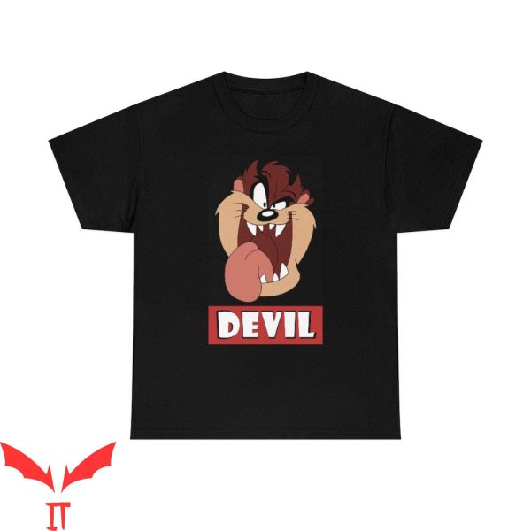 Tazmanian Devil T-Shirt Taz Cute Cartoon Funny Party