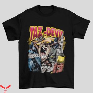Tazmanian Devil T-Shirt Taz Devil Inspired 90s Retro Vintage