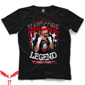 Terry Funk T-Shirt From The Double Cross Ranch Hardcore