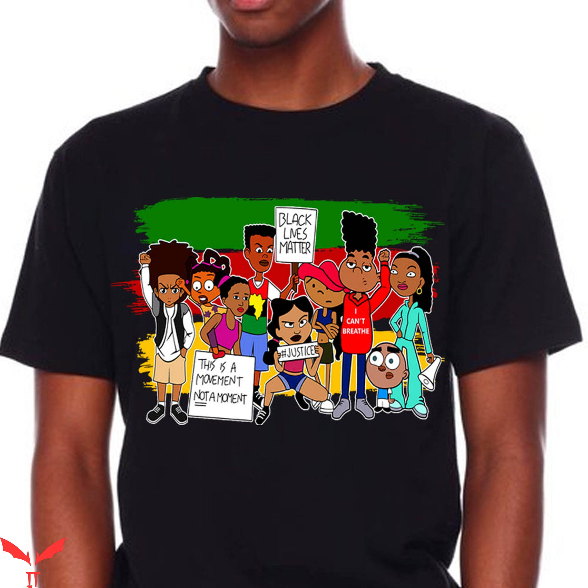 The Boondocks T-Shirt Black Lives Matter Cartoon Quote