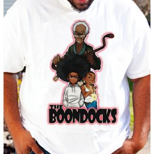 The Boondocks T-Shirt Huey Freeman Riley Freeman Robert