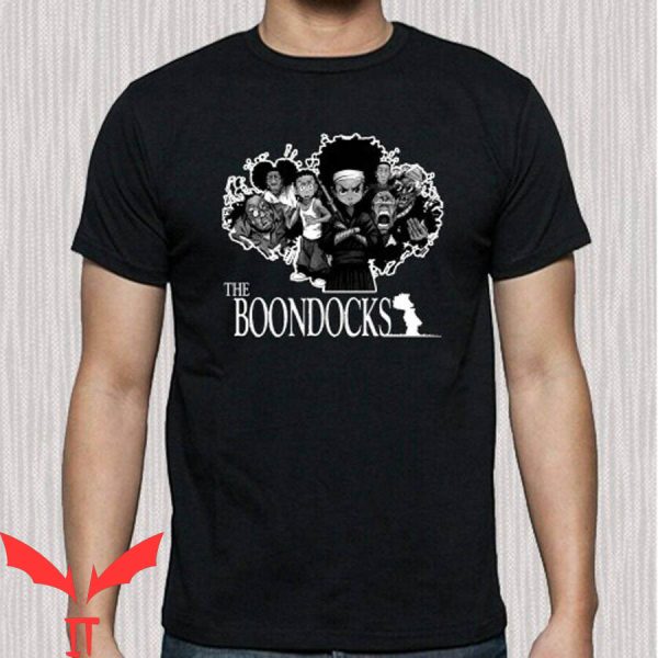 The Boondocks T-Shirt Sitcom TV Show Cartoon Logo Tee