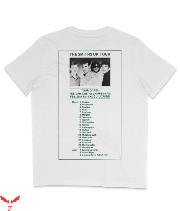 The Smiths Meat Is Murder T-Shirt Tour Soldier Green Text