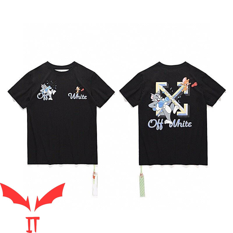 Tom And Jerry Off White T-Shirt