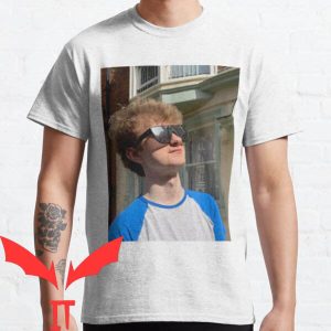 Tommy Innit T-Shirt Funny Minecraft Gamer Wears Sunglasses