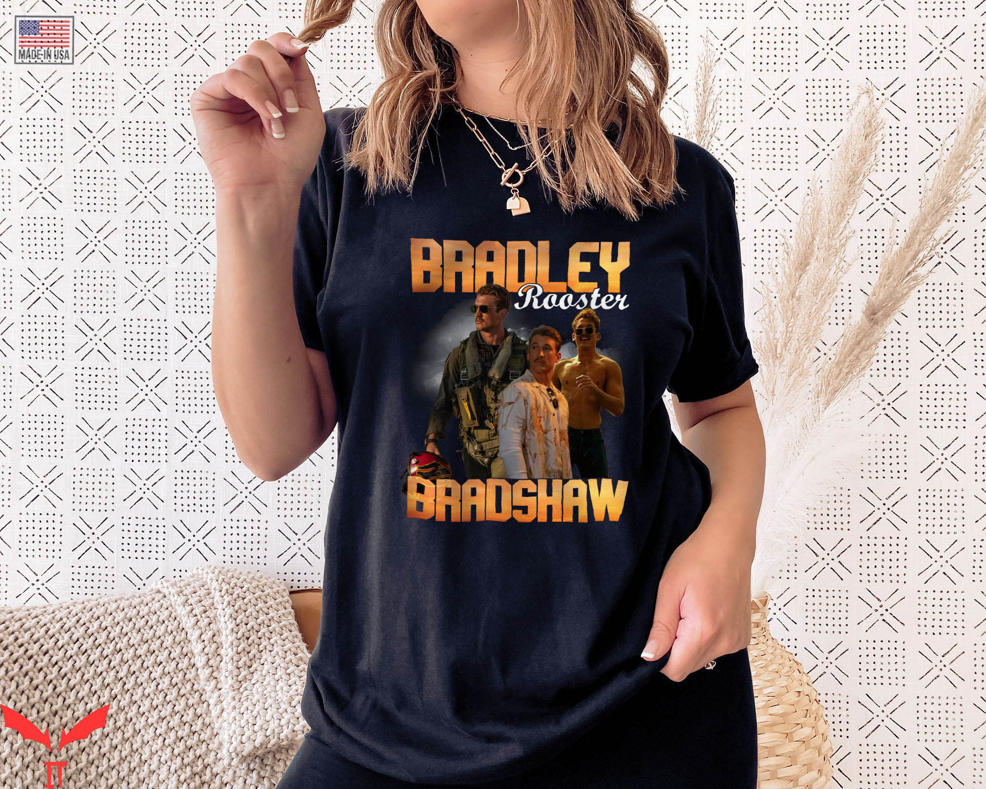 Top Gun Rooster T-Shirt Bradley Rooster Bradshaw Tee