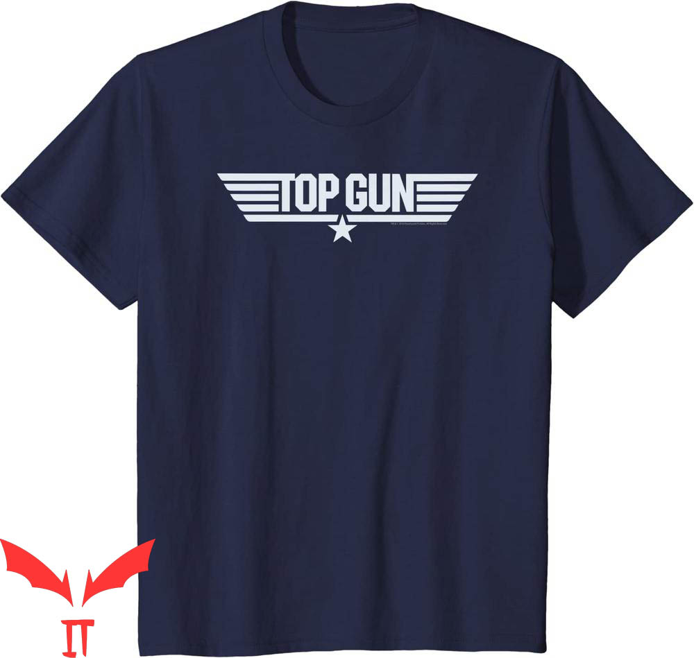 Top Gun Rooster T-Shirt Top Gun Type Logo Trendy Meme