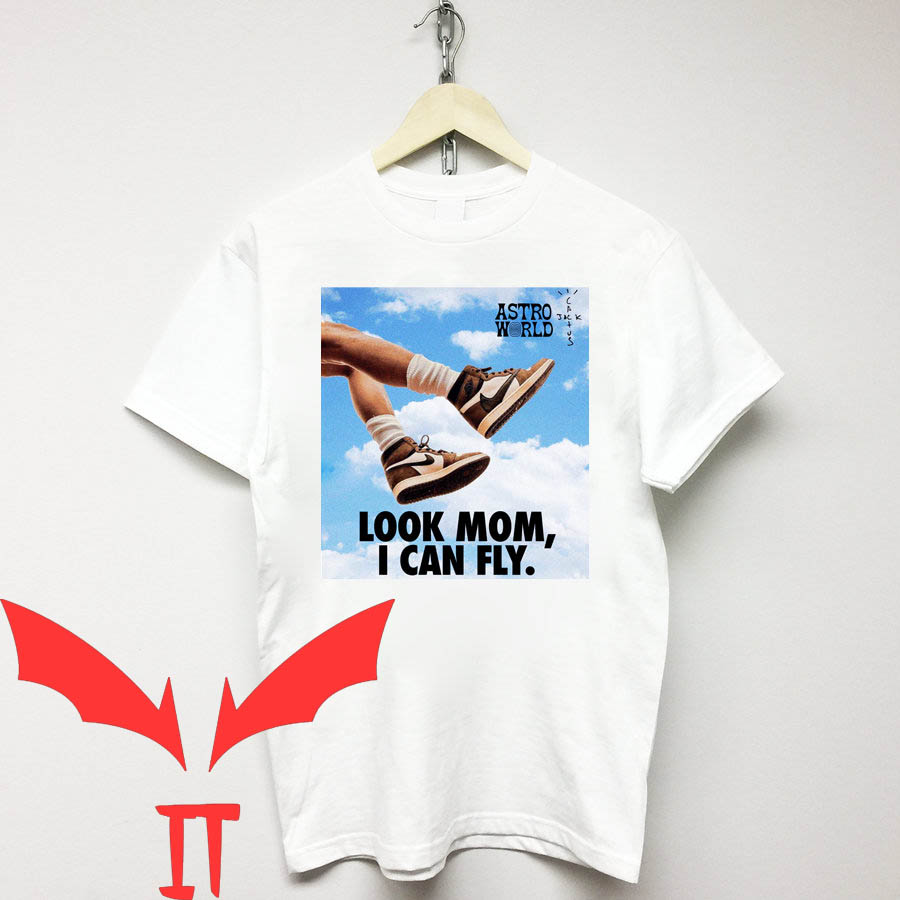 Travis Scott Vintage T-Shirt Look Mom I Can Fly Concert Tour