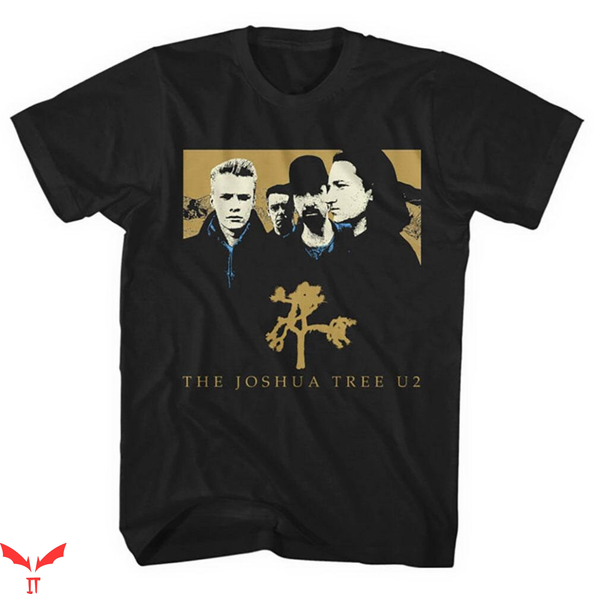 U2 Joshua Tree T-Shirt U2 Rock Music Band Tee Shirt