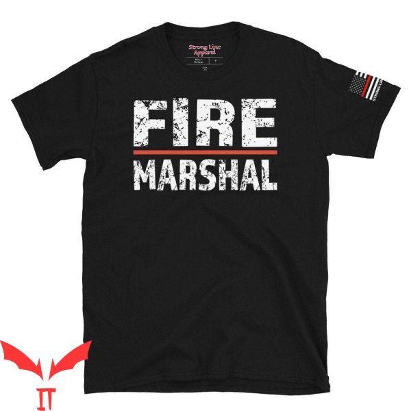 US Marshal T-Shirt Fire Marshal Thin Red Line Shirt