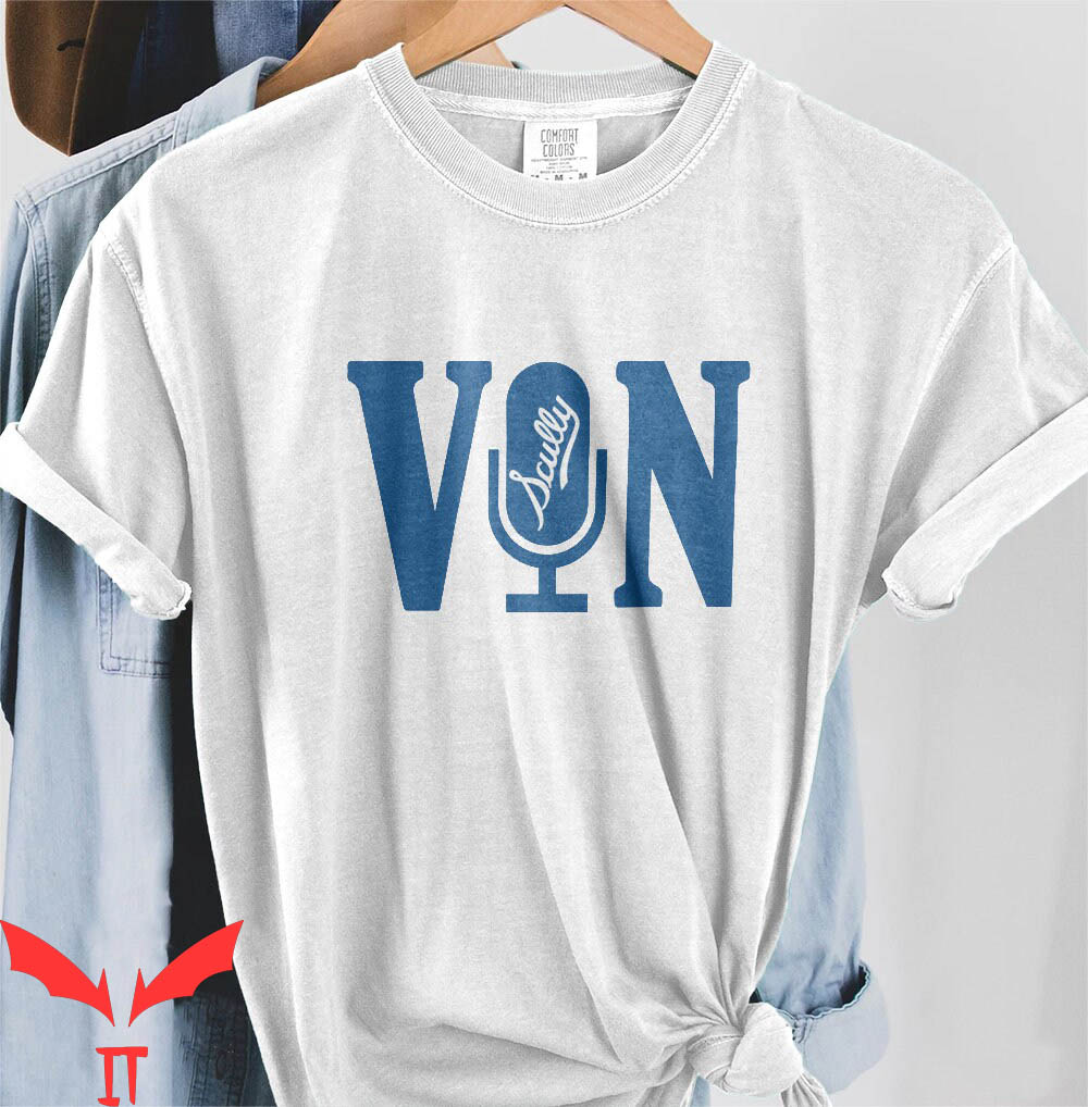 Vin Scully T-Shirt Comfort Colors 67 Legend Vintage Baseball