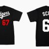 Vin Scully T-Shirt Dodgers Jersey Style Trendy Graphic Tee