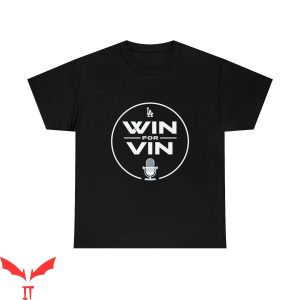 Vin Scully T-Shirt La Win For Vin Baseball 2022 Postseason