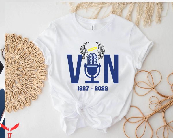 Vin Scully T-Shirt Legendary Dodgers Broadcaster Shirt