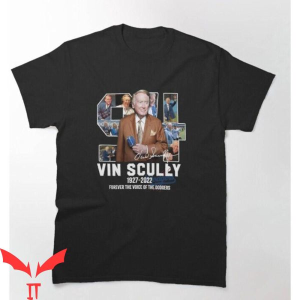 Vin Scully T-Shirt RIP Thank You For The Memories Shirt