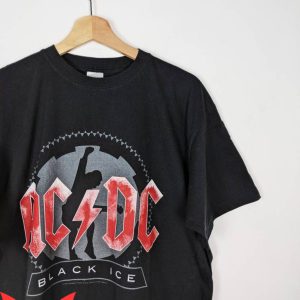 Vintage AC DC T-Shirt AC DC Ice Retro 2008 T-shirt