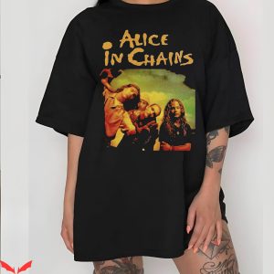 Vintage Alice In Chains T-Shirt 1992 90s Rock Band Classic