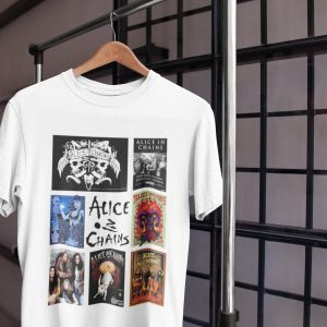 Vintage Alice In Chains T-Shirt 1992 90s Rock Band Tee