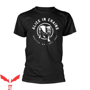 Vintage Alice In Chains T-Shirt Retro Est 1987 Tee Shirt