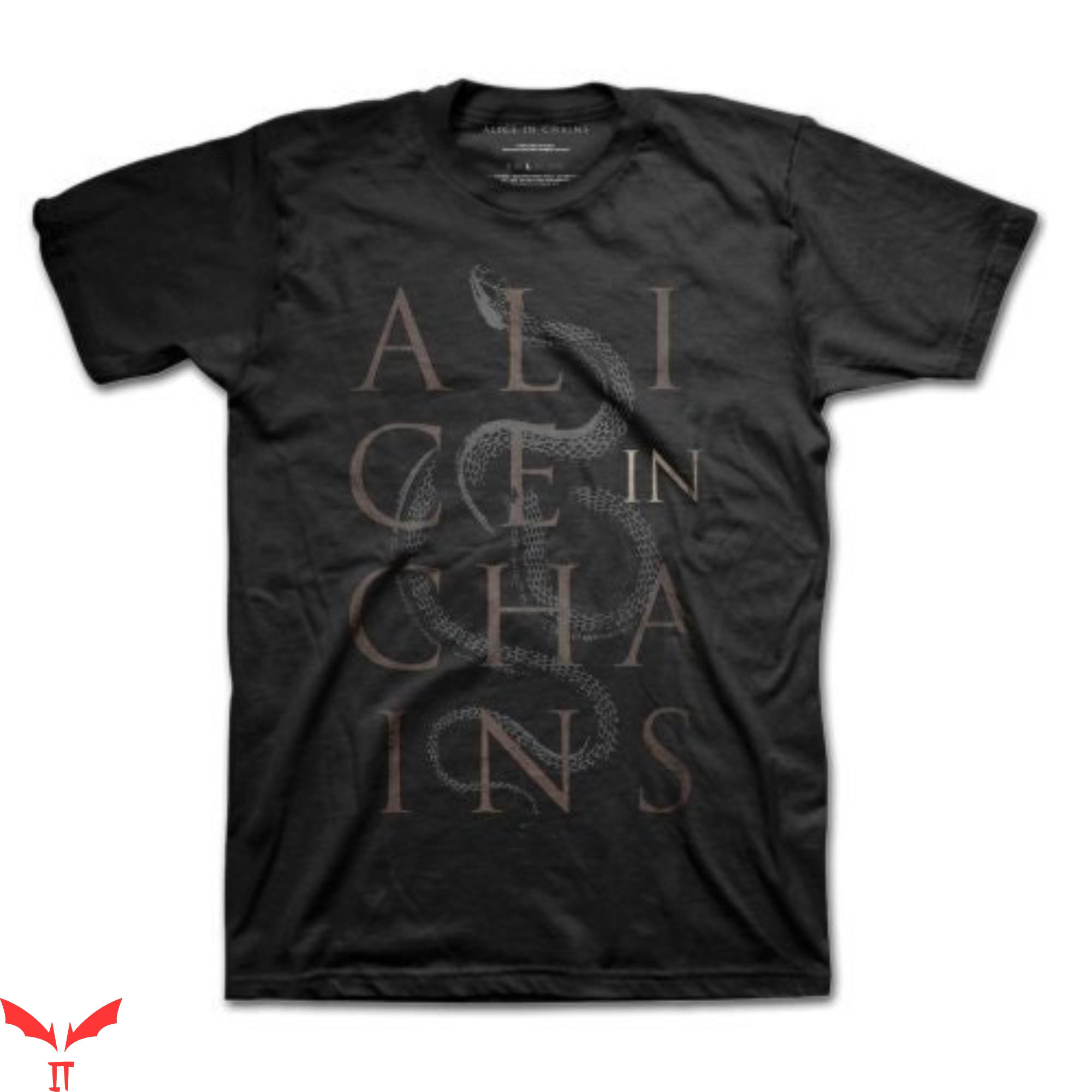 Vintage Alice In Chains T-Shirt Snakes Rock Retro Tee