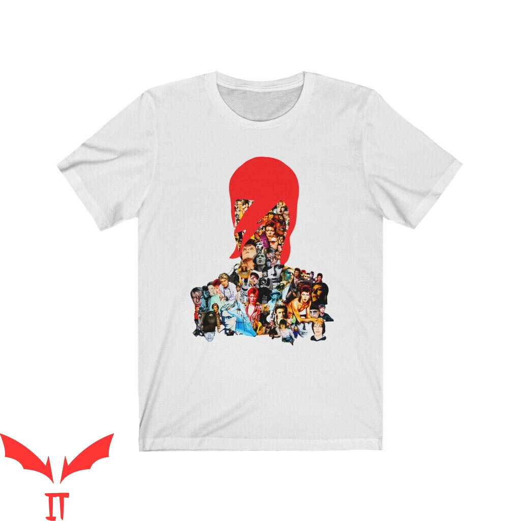 Vintage Bowie T-Shirt David Bowie Tribute Collage Tee Shirt