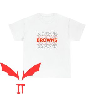 Vintage Brown T-Shirt Browns Football Team Basketball Team