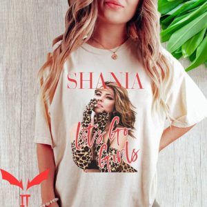 Vintage Country Music T-Shirt Shania Twain Let's Go Girls