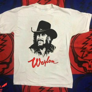 Vintage Country Music T-Shirt Waylon Jennings Concert Tour