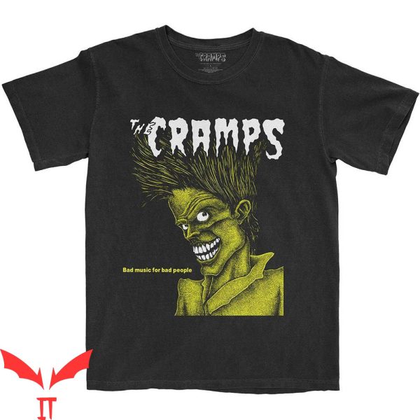 Vintage Cramps T-Shirt The Cramps Rock Band Bad Music