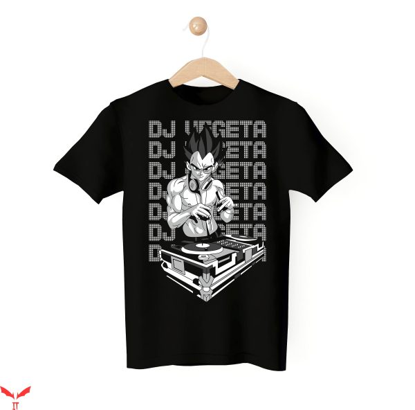 Vintage DBZ T-Shirt DJ Vegeta Japanese Anime Tee Shirt