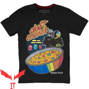 Vintage Daft Punk T-Shirt Playera Daft Crunch Tee Shirt