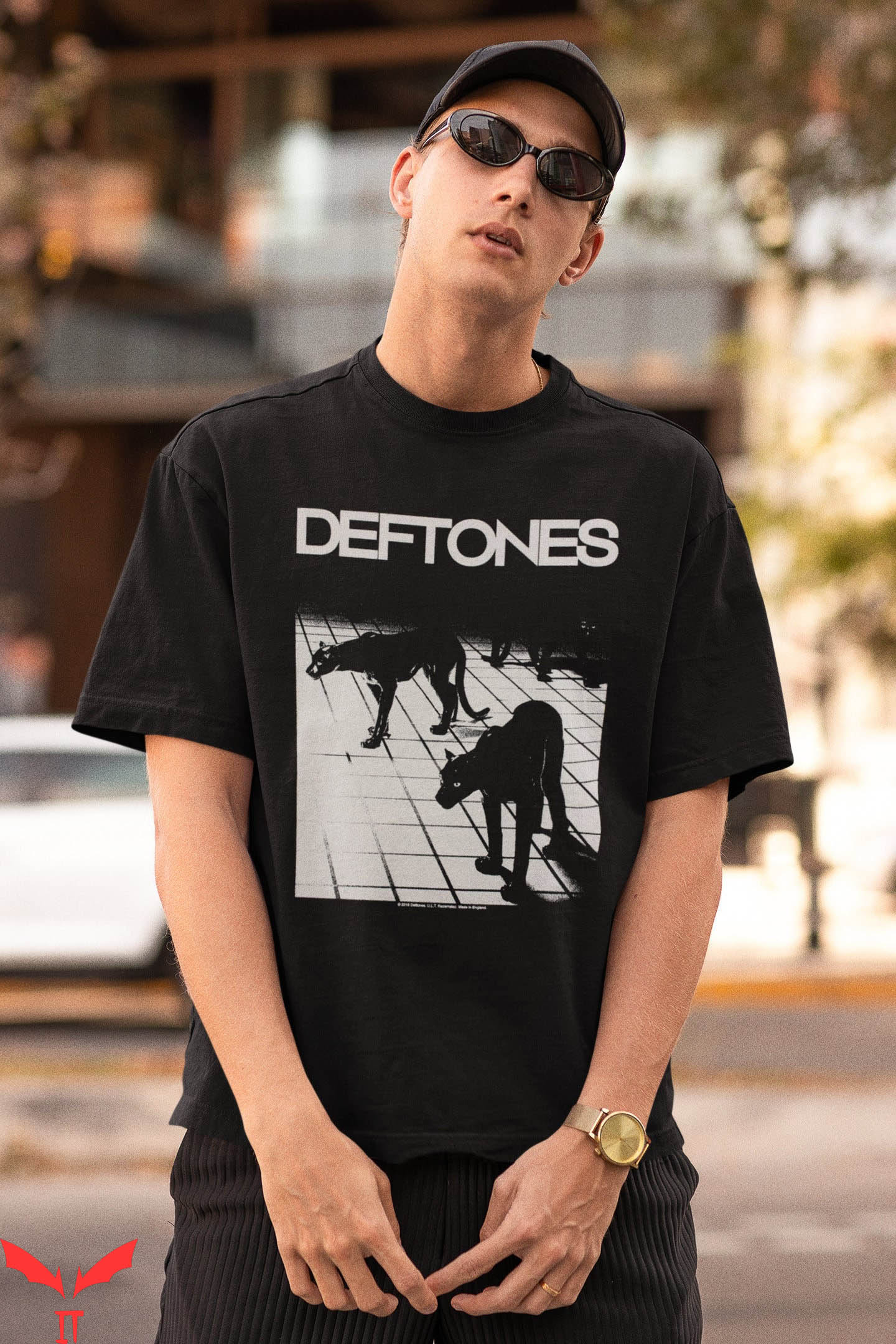 Vintage Deftones T-Shirt Ohm Metal Music Rock Band Tee