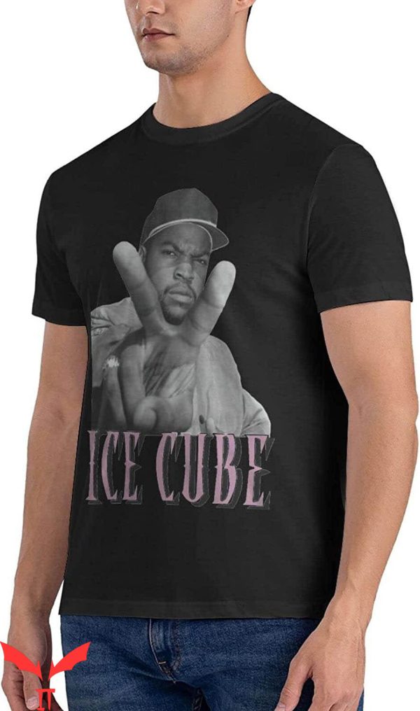 Vintage Ice Cube T-Shirt Ice Cube Say Hi Photo T-Shirt