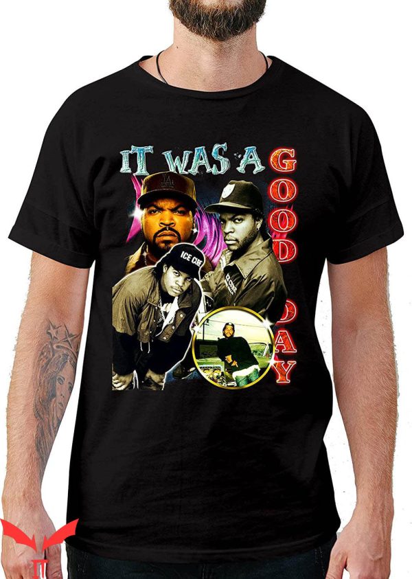 Vintage Ice Cube T-Shirt It Was A Good Day Vintage Style