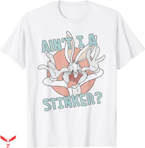 Vintage Looney Tunes T-Shirt Bugs Bunny Ain’t I A Stinker