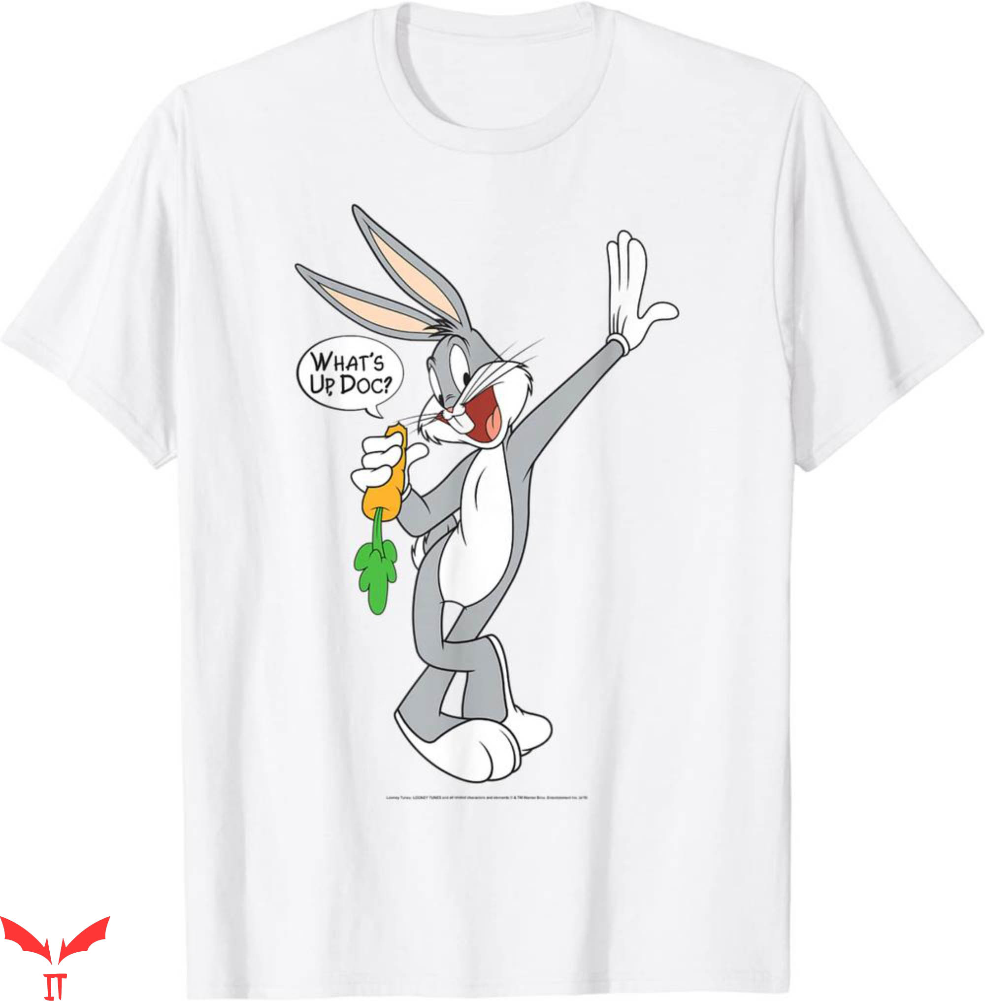 Vintage Looney Tunes T-Shirt Bugs Bunny What's Up Funny