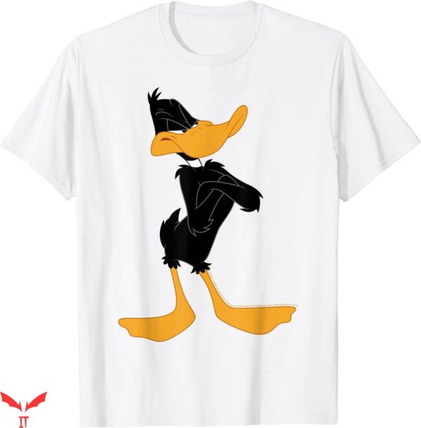 Vintage Looney Tunes T-Shirt Daffy Duck Crossed Arms