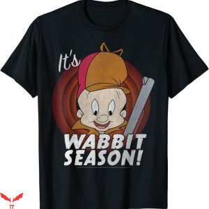 Vintage Looney Tunes T-Shirt Elmer Fudd It's Wabbit Season