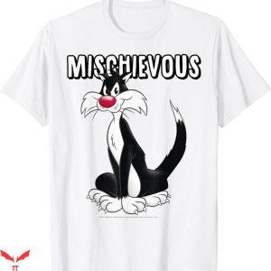 Vintage Looney Tunes T-Shirt Sylvester Mischievous Funny