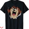 Vintage Looney Tunes T-Shirt Taz RIP Through Funny Cartoon