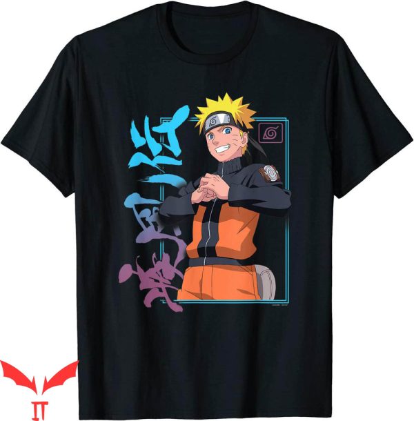 Vintage Naruto T-Shirt Naruto Shippuden Naruto Kanji Frame