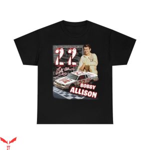 Vintage Nascar T-Shirt Bobby Allison 22 Nascar Retro Racing