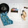 Vintage Nascar T-Shirt Let’s Go Brandon Checker Flag FJB