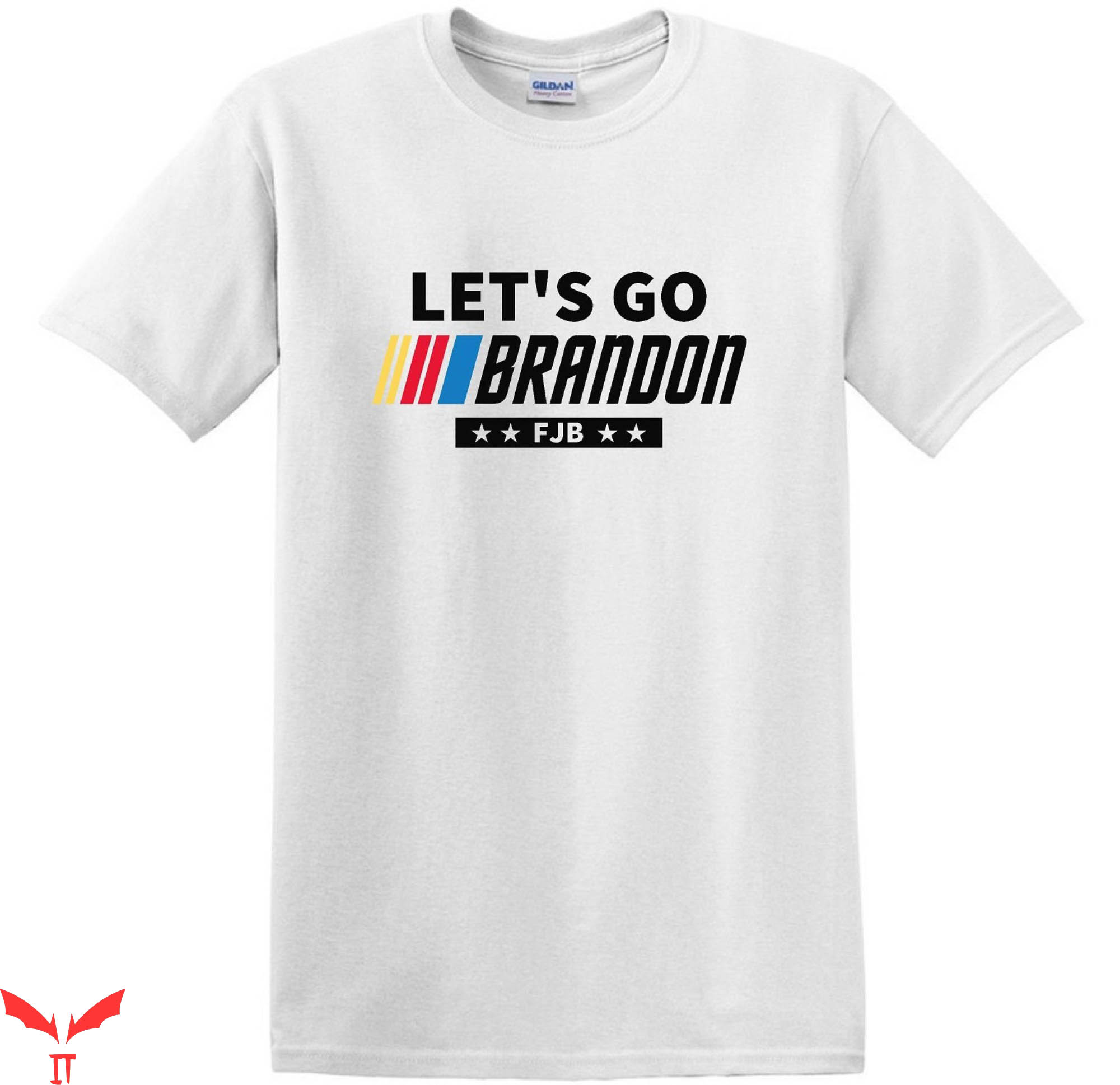 Vintage Nascar T-Shirt T Shirt Let's Go Brandon Nascar
