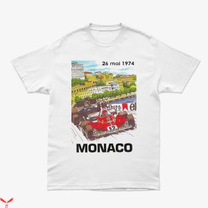 Vintage Race T-Shirt 1974 Monaco Grand Prix Tee