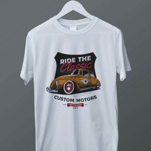 Vintage Race T-Shirt Ride The Classic Vintage Car Shirt