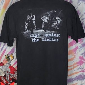 Vintage Rage Against The Machine T-Shirt Xl Concert Tour