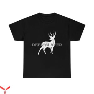Vintage Slayer T-Shirt Deer Slayer Hunting Metal Style Shirt